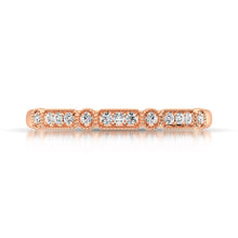 Cargar imagen en el visor de la galería, 14K Rose Gold 1/20 Ct.Tw. Diamond Stackable Band