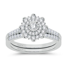 Cargar imagen en el visor de la galería, 10K 0.63ct Diamond Bridal Ring