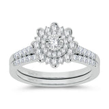 10K 0.63ct Diamond Bridal Ring