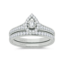 Load image into Gallery viewer, 10K 0.50ct Diamond Bridal Ring