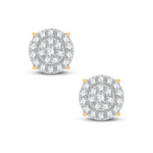 Cargar imagen en el visor de la galería, 10K 0.50ct Diamond Earring