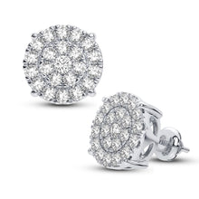 Cargar imagen en el visor de la galería, 10K 1.00CT DIAMOND EARRING