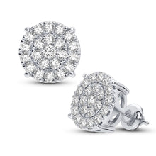 Cargar imagen en el visor de la galería, 10K 0.75CT DIAMOND EARRING