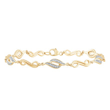 Load image into Gallery viewer, 10K 0.20ct Diamond Bracelet