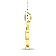 Cargar imagen en el visor de la galería, 10K Yellow Gold Diamond Accent Fashion Pendant