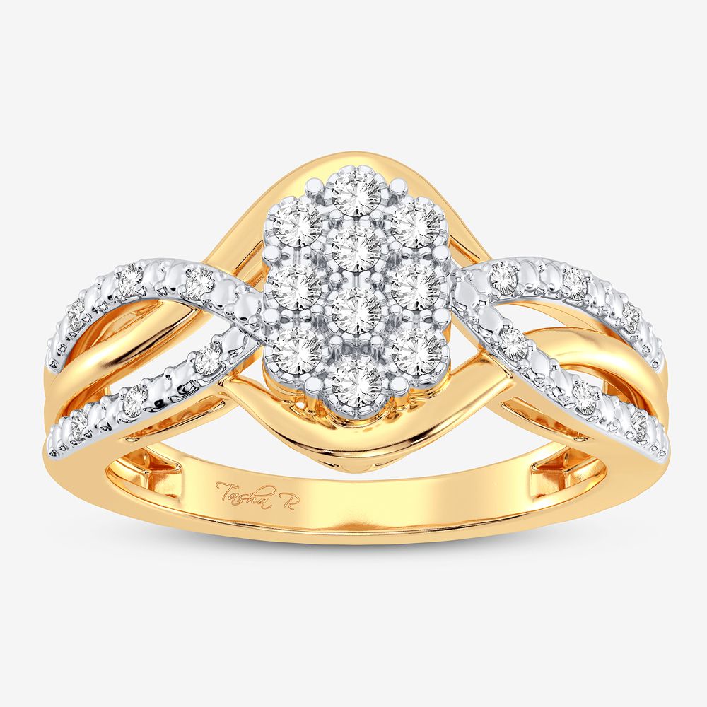 10K 0.10CT DIAMOND RING