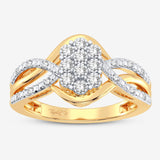 10K 0.10CT DIAMOND RING