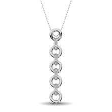 Cargar imagen en el visor de la galería, Sterling Silver Diamond Accent Fashion Pendant