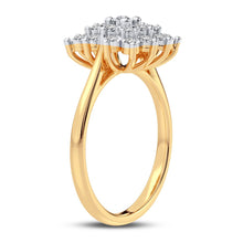 Load image into Gallery viewer, 10K 0.17CT DIAMOND RING