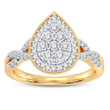 Load image into Gallery viewer, 10K 0.25CT DIAMOND RING