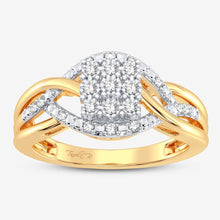 Load image into Gallery viewer, 10K 0.10CT DIAMOND RING