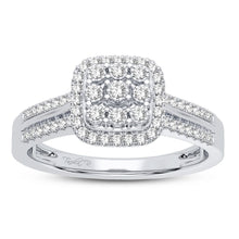 Cargar imagen en el visor de la galería, 10K 0.17CT DIAMOND RING