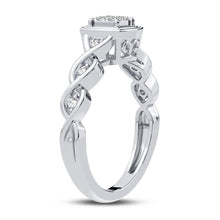 Cargar imagen en el visor de la galería, 10K 0.13CT DIAMOND RING