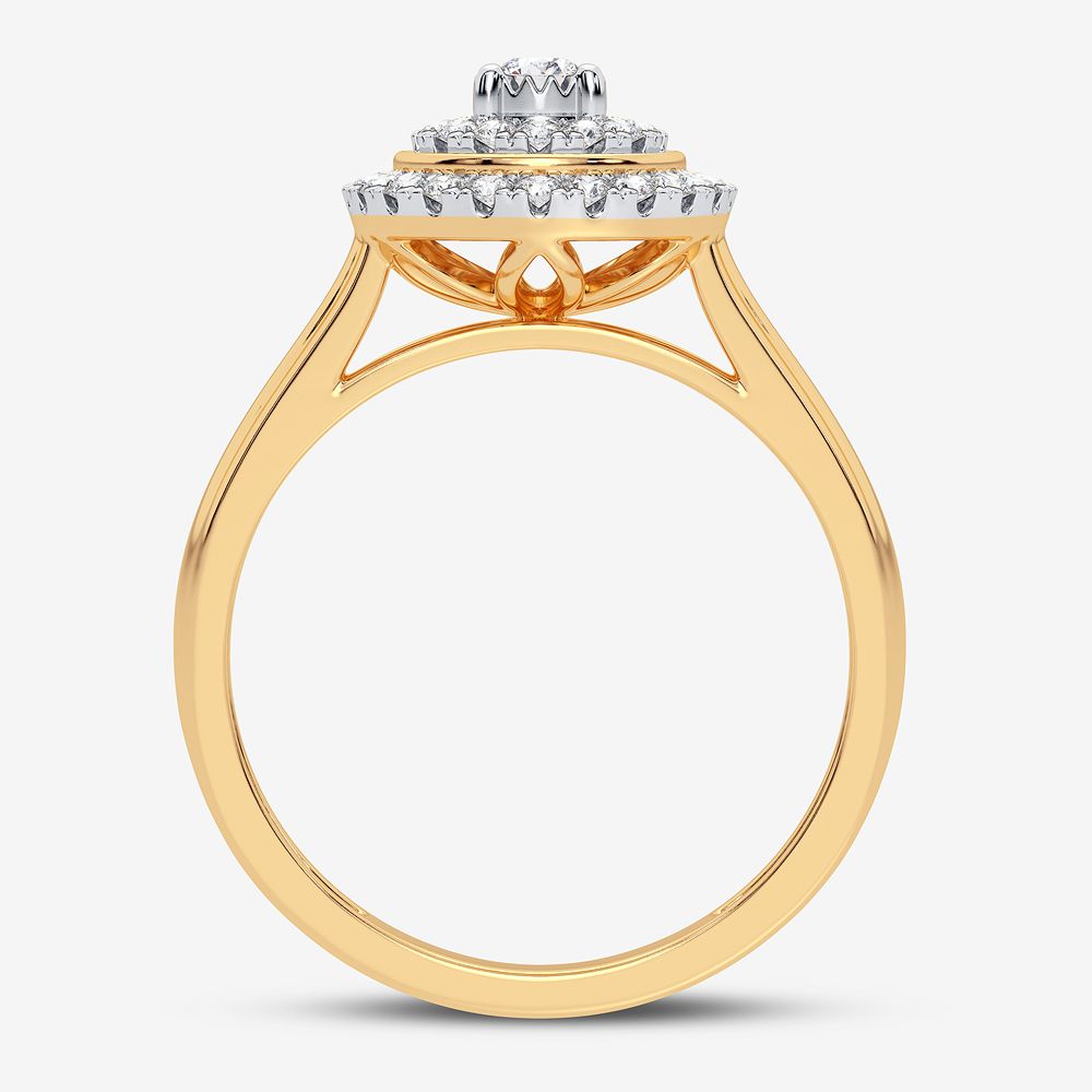 10K 0.25CT DIAMOND RING