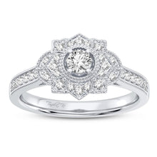 Cargar imagen en el visor de la galería, 10K 0.33CT DIAMOND RING