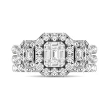 Load image into Gallery viewer, Diamond 2 Ct.Tw. Bridal Ring in 14K White Gold