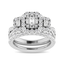 Cargar imagen en el visor de la galería, Diamond 2 Ct.Tw. Bridal Ring in 14K White Gold