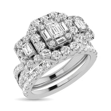 Cargar imagen en el visor de la galería, Diamond 2 Ct.Tw. Bridal Ring in 14K White Gold