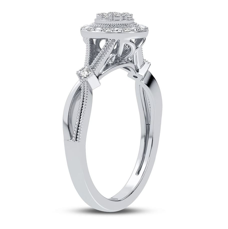 10K 0.10CT DIAMOND RING