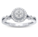 10K 0.10CT DIAMOND RING