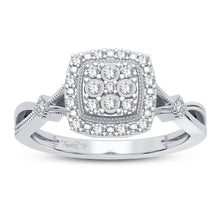 Load image into Gallery viewer, 10K 0.13CT DIAMOND RING