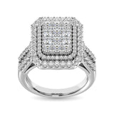 14K White  Gold 2 Ct.Tw. Diamond Engagement Ring