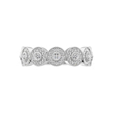 Cargar imagen en el visor de la galería, 14K White Gold 1/2 Ct.Tw. Diamond Stackable Band