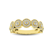 Cargar imagen en el visor de la galería, 14K Yellow Gold 1/2 Ct.Tw. Diamond Stackable Band