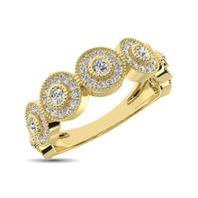 Cargar imagen en el visor de la galería, 14K Yellow Gold 1/2 Ct.Tw. Diamond Stackable Band