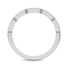 Load image into Gallery viewer, 14K White Gold 1/5 Ctw Diamond Band