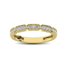 Load image into Gallery viewer, 14K Yellow Gold 1/5 Ctw Diamond Band