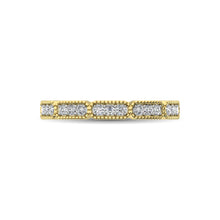 Load image into Gallery viewer, 14K Yellow Gold 1/5 Ctw Diamond Band