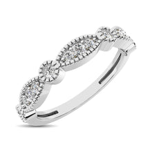 Load image into Gallery viewer, 14K White Gold 1/5 Ctw Diamond Band