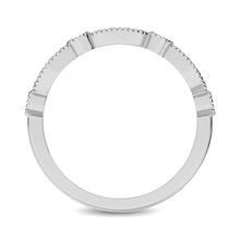 Cargar imagen en el visor de la galería, 14K White Gold 1/5 Ctw Diamond Band