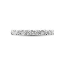 Cargar imagen en el visor de la galería, 14K White Gold 1/6 Ctw Diamond Band