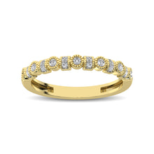 Load image into Gallery viewer, 14K Yellow Gold 1/6 Ctw Diamond Band