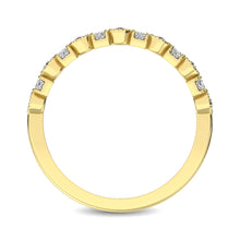 Cargar imagen en el visor de la galería, 14K Yellow Gold 1/6 Ctw Diamond Band