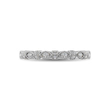 Cargar imagen en el visor de la galería, 14K White Gold Marquise Frame 1/6 Ctw Diamond Band