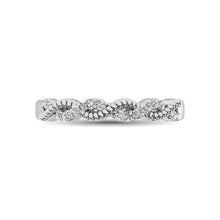 Cargar imagen en el visor de la galería, Diamond 1/10 Ctw  Twist Band in 14K White Gold