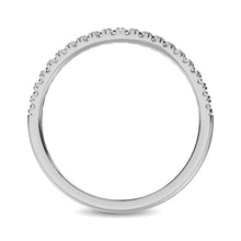 Cargar imagen en el visor de la galería, 14K White Gold 1/6 ctw Contour Band Ring