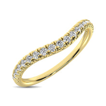 Load image into Gallery viewer, 14K Yellow Gold 1/6 ctw Contour Band Ring