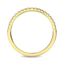 Load image into Gallery viewer, 14K Yellow Gold 1/6 ctw Contour Band Ring