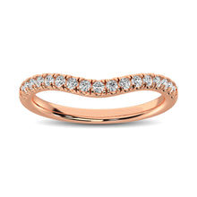 Cargar imagen en el visor de la galería, 14K Rose Gold 1/3 Ct.Tw. Diamond Curve Band