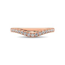 Cargar imagen en el visor de la galería, 14K Rose Gold 1/3 Ct.Tw. Diamond Curve Band