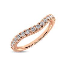 Cargar imagen en el visor de la galería, 14K Rose Gold 1/3 Ct.Tw. Diamond Curve Band