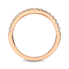 Cargar imagen en el visor de la galería, 14K Rose Gold 1/3 Ct.Tw. Diamond Curve Band