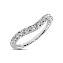 Load image into Gallery viewer, 14K White Gold 1/3 Ct.Tw. Diamond Curve Band