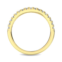 Cargar imagen en el visor de la galería, 14K Yellow Gold 1/3 Ct.Tw. Diamond Curve Band