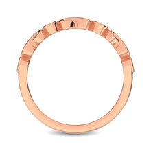 Cargar imagen en el visor de la galería, 14K Rose Gold 1/10 Ctw Diamond Band