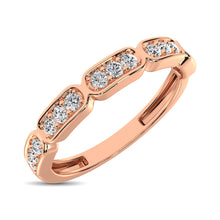 Load image into Gallery viewer, 14K Rose Gold 1/5 Ct.Tw. Diamond Stackable Band